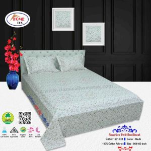 REACTIVE TWILL DOUBLE BED SHEET 1601-911